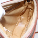 CELINE Macadam Canvas Shoulder Bag PVC Leather Brown Gold Auth BA7050-19