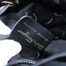 Salvatore Ferragamo Shoulder Bag Canvas Leather Beige Gold Auth BA7054-12