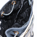 Salvatore Ferragamo Shoulder Bag Canvas Leather Beige Gold Auth BA7054-20