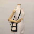 Salvatore Ferragamo Shoulder Bag Canvas Leather Beige Gold Auth BA7054-21