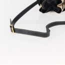 Salvatore Ferragamo Shoulder Bag Canvas Leather Beige Gold Auth BA7054-7