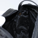 Salvatore Ferragamo Vala Shoulder Bag Enamel Black Gold Auth BA7055-19