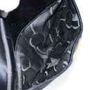 Salvatore Ferragamo Vala Shoulder Bag Enamel Black Gold Auth BA7055-21