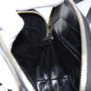 Salvatore Ferragamo Shoulder Bag Leather Suede Black Gold Auth BA7056-18