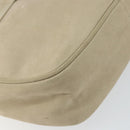 Salvatore Ferragamo Vala Shoulder Bag Suede Beige Gold Auth BA7057-14