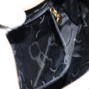 Salvatore Ferragamo Vala Shoulder Bag Suede Beige Gold Auth BA7057-21