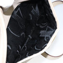 Salvatore Ferragamo Vala Shoulder Bag Suede Beige Gold Auth BA7057-22