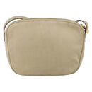 Salvatore Ferragamo Vala Shoulder Bag Suede Beige Gold Auth BA7057-2
