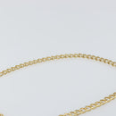 Salvatore Ferragamo Gancini Chain Shoulder Bag Leather Black Gold Auth BA7058-8