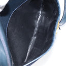 Salvatore Ferragamo Vala Shoulder Bag Leather Navy Gold Auth BA7059-11