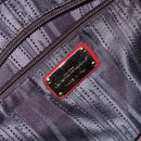 Salvatore Ferragamo Gancini Hand Bag Leather Red Gold Auth BA7062-19