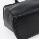 Salvatore Ferragamo Vala Shoulder Bag Leather Black Gold Auth BA7064-14