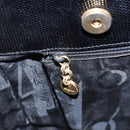 Salvatore Ferragamo Vala Shoulder Bag Leather Black Gold Auth BA7064-17