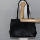Salvatore Ferragamo Vala Shoulder Bag Leather Black Gold Auth BA7064-21