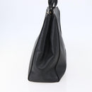 Salvatore Ferragamo Vala Shoulder Bag Leather Black Gold Auth BA7064-4