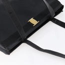 Salvatore Ferragamo Vala Shoulder Bag Leather Black Gold Auth BA7064-6