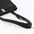 Salvatore Ferragamo Vala Shoulder Bag Leather Black Gold Auth BA7064-7