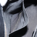 Salvatore Ferragamo Gancini Tote Bag Leather Black Silver Auth BA7066-22