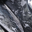 Salvatore Ferragamo Gancini Shoulder Bag Enamel Black Silver Auth BA7067-19