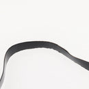 Salvatore Ferragamo Gancini Shoulder Bag Enamel Black Silver Auth BA7067-8