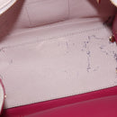 Salvatore Ferragamo Gancini Hand Bag Leather 2way Beige Gold Auth BA7068-10