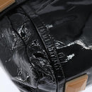 Chloe Audra Tote Bag Enamel Black Gold Auth BA7069-15