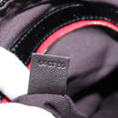 Chloe Audra Tote Bag Enamel Black Gold Auth BA7069-12