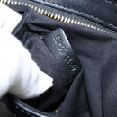 Chloe Alice Hand Bag Leather 2way Black Gold Auth BA7070-12