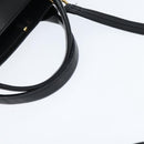 Chloe Alice Hand Bag Leather 2way Black Gold Auth BA7070-7