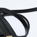 Chloe Alice Hand Bag Leather 2way Black Gold Auth BA7070-8