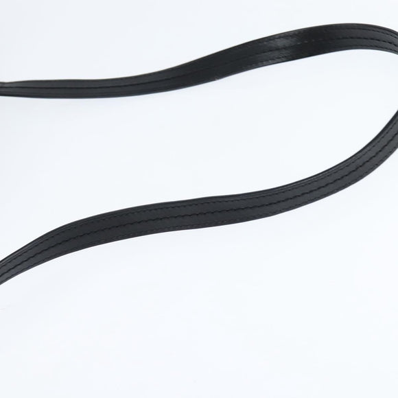 Chloe Alice Hand Bag Leather 2way Black Gold Auth BA7070