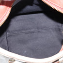 Chloe Etel Hand Bag Leather 2way Silver Gold Auth BA7071-11