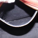 Chloe Etel Hand Bag Leather 2way Silver Gold Auth BA7071-22