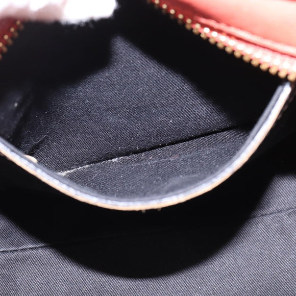 Chloe Etel Hand Bag Leather 2way Silver Gold Auth BA7071