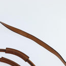 Chloe Margaret Hand Bag Leather 2way Brown Gold Auth BA7073-14