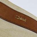 Chloe Margaret Hand Bag Leather 2way Brown Gold Auth BA7073-19