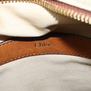 Chloe Margaret Hand Bag Leather 2way Brown Gold Auth BA7073-20