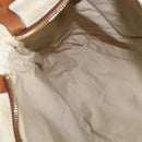 Chloe Margaret Hand Bag Leather 2way Brown Gold Auth BA7073-22