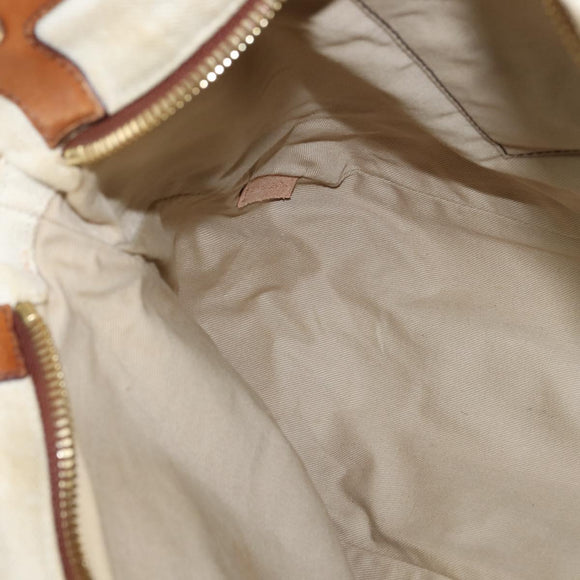 Chloe Margaret Hand Bag Leather 2way Brown Gold Auth BA7073