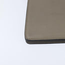 Chloe Fay Shoulder Bag Suede Leather Gray Gold Auth BA7076-15