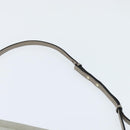 Chloe Fay Shoulder Bag Suede Leather Gray Gold Auth BA7076-8