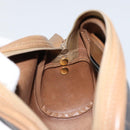 Christian Dior Honeycomb Canvas Shoulder Bag PVC Leather Black Gold Auth BA7079-19