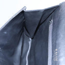 BALLY Quilted Hand Bag Leather Black Auth BA708-18