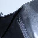 BALLY Quilted Hand Bag Leather Black Auth BA708-19