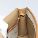 Christian Dior Honeycomb Canvas Shoulder Bag PVC Leather Beige Gold Auth BA7080-19