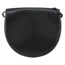 Christian Dior Shoulder Bag Leather Black Gold Auth BA7081-2