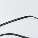 Christian Dior Shoulder Bag Leather Black Gold Auth BA7081-8