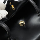 Christian Dior Shoulder Bag Leather Black Gold Auth BA7082-11