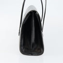 Christian Dior Shoulder Bag Leather Black Gold Auth BA7082-4