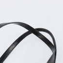 Christian Dior Shoulder Bag Leather Black Gold Auth BA7082-8